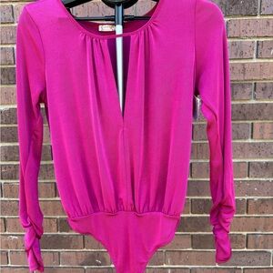 Intimately Free People Kaya Rose Hypnotic Cutout Bodysuit Womens Size Small EUC